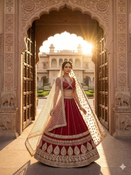 Silk Bridal Lehenga