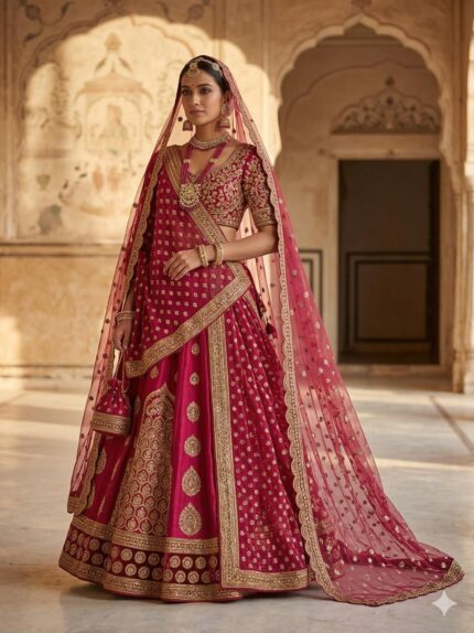 Silk Bridal Lehenga